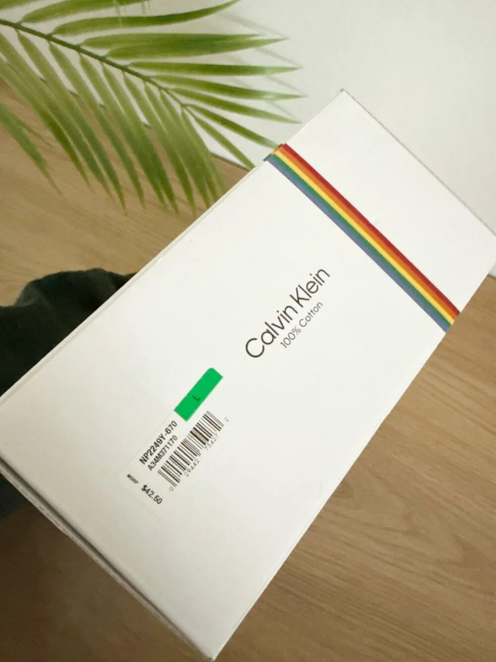 NEW Calvin Klein PRIDE Collection 4 Pack 100% Cotton Boxer Briefs Size Large (L)